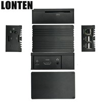 Lonten nouveau boîtier en aluminium boîtier avec ventilateur dissipateur de chaleur pour Raspberry PI 3B +/3B ASUS Tinker S