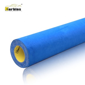 Carbins 1.42*15 M Perekat Vinyl Biru Kain Merasa Beludru Mobil Pembungkus Air Bubble <span class=keywords><strong>Wrap</strong></span> - Product Image 2