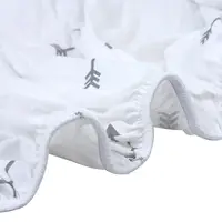 Reisebett Plansatz Jersey Spannbetttücher Beige Weiche Bettwäsche für Babys Spannbetttuch