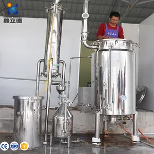 Fast Supplier short path evaporator alcohol water essential oil distillation equipment