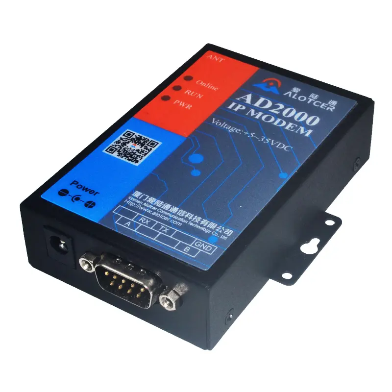 4G endüstriyel Modem DTU seri port ile RS232/485 için endüstriyel modem PLC