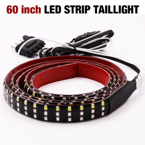 Bande lumineuse <span class=keywords><strong>LED</strong></span> 12V 49 60 pouces flexible incurvée triple rangée pour Chevrolet SUV hayon <span class=keywords><strong>feu</strong></span> arrière pick-up tout-terrain <span class=keywords><strong>4X4</strong></span> nouveau 5W - Product Image 3