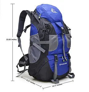 Mochila impermeável para escalada, caminhadas ao ar livre, acampamento, caminhadas