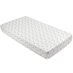 Sábanas de cuna de algodón ajustadas para bebés hipoalergénicas, suaves y cómodas, transpirables, sábanas de colchón para niños pequeños - Product Image 1