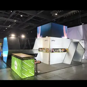 Design And Production Greenlight Trade Show Exclusive Future Trend Portable Exhibition Booth Modular Special Booth