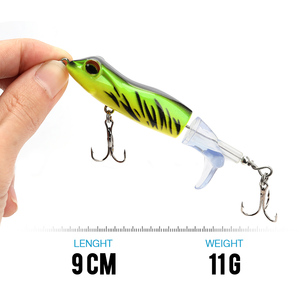 Appâts artificiels pour la pêche en gros, leurres <span class=keywords><strong>de</strong></span> surface, appâts pour poissons artificiels, appâts pour perches, tilapias, grenouilles, poppers - Product Image 2