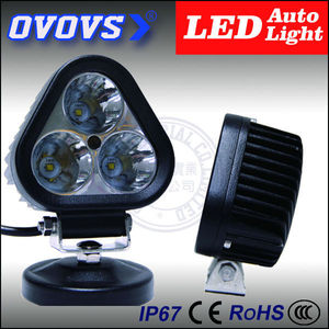 OVOVS coches accesorios triángulo de alta calidad <span class=keywords><strong>30</strong></span> w luz de trabajo <span class=keywords><strong>led</strong></span> para el carro campo a través