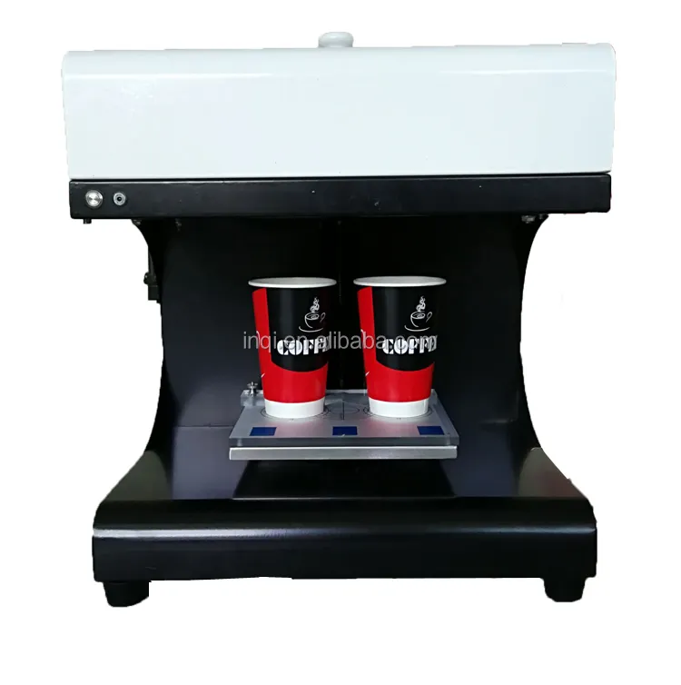 Impresora automática de diseño de café latte de altura ajustable para impresora de bebidas de espuma