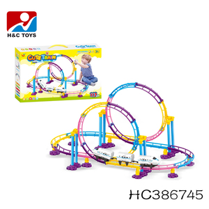 <span class=keywords><strong>Bo</strong></span> niños Montaña Rusa pista con luz al por mayor coches de slot HC386755 - Product Image 3