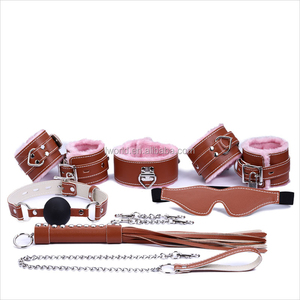 7 piezas <span class=keywords><strong>de</strong></span> cuero Suave esclavo esclavitud bdsm bondage para <span class=keywords><strong>hombre</strong></span> <span class=keywords><strong>de</strong></span> cuero esposas para tobillos bdsm bondage - Product Image 4