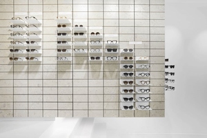 Étagères de présentation pour magasins de lunettes de soleil modernes avec éclairage LED, luxe, montage facile pour les magasins de détail - Product Image 3