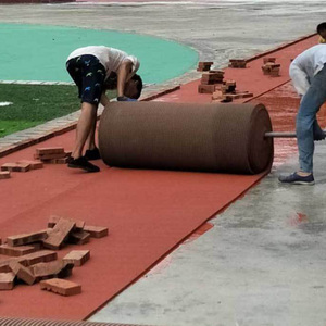 สนามกีฬาพื้นผิวกลางแจ้งกีฬาสารประกอบพลาสติกสำเร็จรูปวิ่งติดตาม