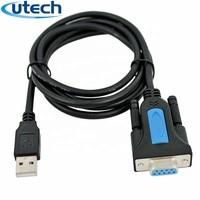 Cable de serie FTDI convertidor personalizado hembra Db9 RS232 a USB