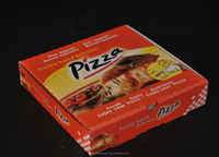 Boîte à pizza à emporter de haute qualité en carton ondulé épaissi de qualité alimentaire