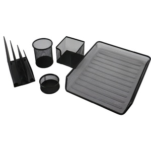 Schulbedarf metallgitter büromaterial set für schreibtisch veranstalter
