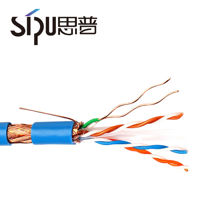 SIPU chat 6 sftp1000ft 305 m/roll réseau câble 4 paire en aluminium feuille 96 # tresse de blindage top qualité