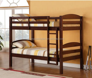 Zhongluwoodenソリッドウッドツイン二段ベッドブラウンはBSCI FSC KIDウッド二段ベッドが安い - Product Image 3
