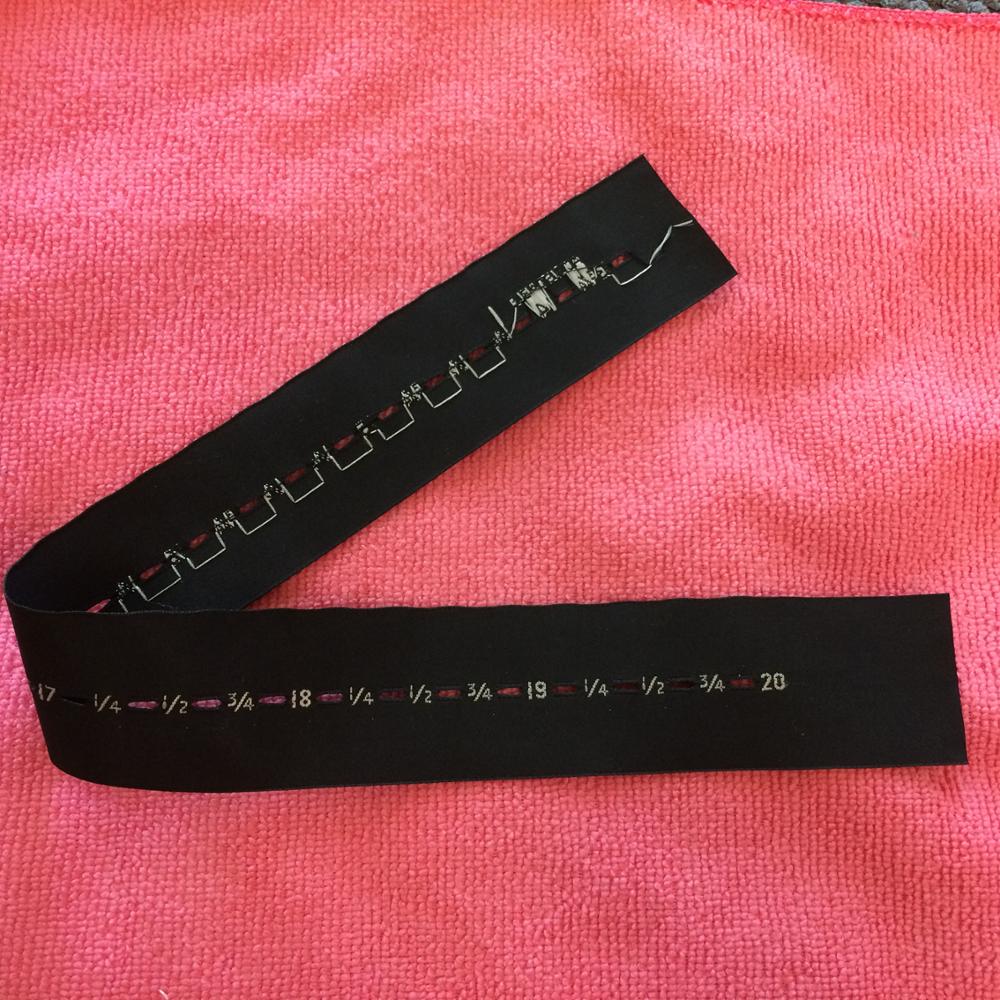 Черная лента для галстука-бабочки с регулируемыми отверстиями для размера 14-20, рекламная лента для галстука-бабочки с отверстиями