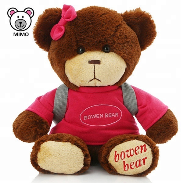 MTRoyaldia Teddy Bear Plush Backpack - Cute Embroidered Name Mini Backpack For Kids & Teens - View #13