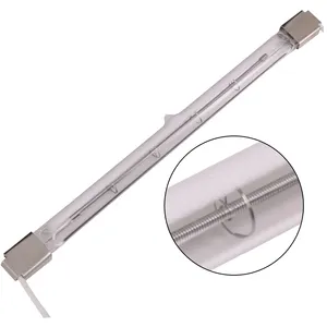 Infrarood Verwarming Lampen Enkele Buis Ir Emitter Halogeenlampen Voor Industriële Verwarming Curing Afdrukken Drogen Plastic Blazen Heater