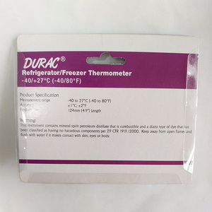 Termômetro de refrigerador preciso design clássico, orgânico, líquido cheio de mercúrio, freezer, termômetro - Product Image 5