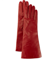 Mode Frauen Kleider Farbe lange Leder Opear Handschuhe in Lixian