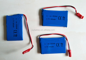 053048 3.7V 800mAh 알루미늄 쉘 충전식 리포 배터리 (JST 커넥터 포함) - Product Image 3