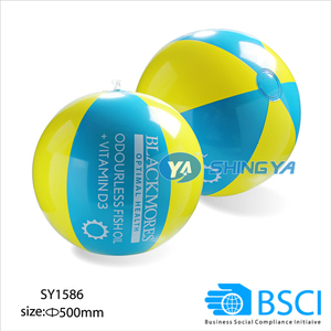 Aangepast Logo Pvc Opblaasbare Strandbal Plastic 6 Panelen Waterbal Opblaasbare Strandbal Voor Relatiegeschenk