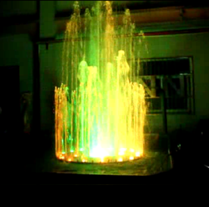 Decorazione <span class=keywords><strong>Auto</strong></span> Programma di Controllo HA CONDOTTO LA luce di Musica Da Ballo Acqua <span class=keywords><strong>Fontana</strong></span> del Giardino - Product Image 3