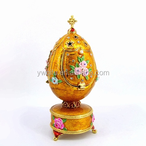 Yiwu qifu china fabrikant hot koop product en populaire paasei metal trinket box (QF3386) - Product Image 5