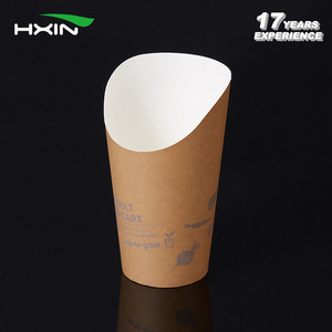 Biodegradable chip chip de caja de papas fritas tazas tazas de papel resistente a la grasa - Product Image 5