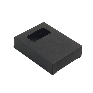 Giá Cả Hợp Lý Tùy Chỉnh In Logo Đen Kraft Matte Giấy Bath Soap Bao Bì Hộp Quà Tặng Với Cửa Sổ Rõ Ràng - Product Image 2