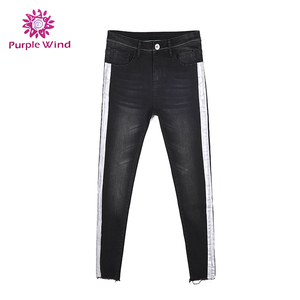 China fabricante todo de marca mujeres pantalon <span class=keywords><strong>Jean</strong></span> - Product Image 2