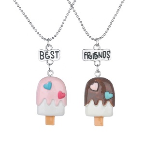 Los niños mejor amigo para siempre de dibujos animados de animales COLLAR COLGANTE para niñas niño adolescente amistad BFF para <span class=keywords><strong>3</strong></span>