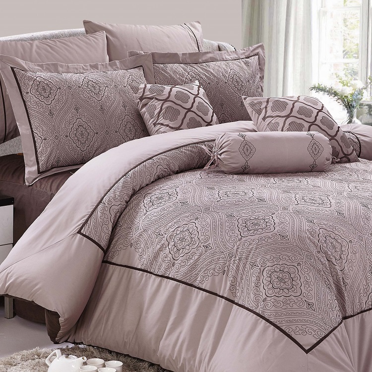 KOSMOS de Dubai de lujo de alta calidad de ropa de cama de microfibra cama edredón conjunto
