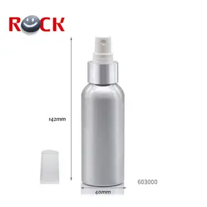 Heißer verkauf 100ml aluminium zerstäuber pumpe sprayer flasche für kosmetik parfüm