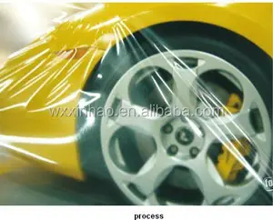 Haute qualité pe film protecteur pour la peinture de voiture auto-adhésif de film de feuille de carrosserie surface feuille