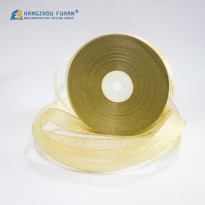 Pita Sutra <span class=keywords><strong>Sari</strong></span> Daur Ulang Khusus untuk Pita Saling, Glitter Gold atau Argent Metallic - Product Image 4