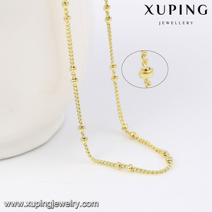 Xuping-collar de oro de 14k para mujer, cadena de cobre de moda, 42960x1mm, 450 - Product Image 5