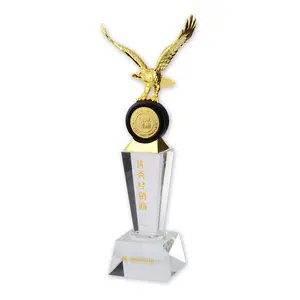 PREMIOS DE ARTE DE TV Golden Eagle de China de buena calidad, venta al por mayor, diseño personalizado, premio de Cine de águila dorada