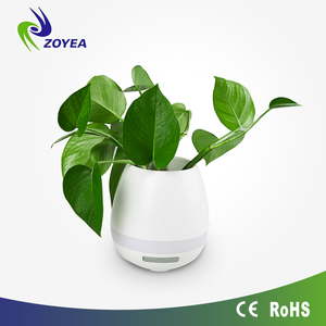 15 piano <span class=keywords><strong>canciones</strong></span> maceta sensor <span class=keywords><strong>Navidad</strong></span> regalos Altavoz Bluetooth verde macetas touchable Smart maceta música - Product Image 2