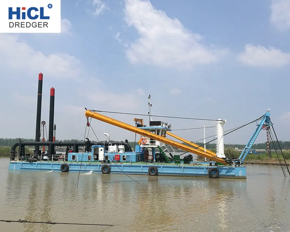 จีน dredger shipyard 6 นิ้ว 500m3/h เครื่องตัดดูด dredger/mini dredge สำหรับขาย (CCS ใบรับรอง)