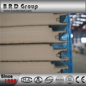 panel aislante de poliuretano paneles de la pared exterior de la placa de panel sándwich - Product Image 4