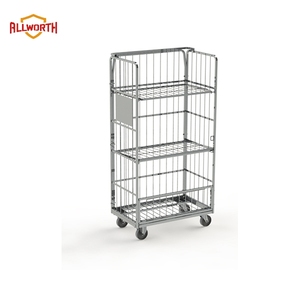 Nesting Opvouwbare Magazijntransport Gebruik Logistieke <span class=keywords><strong>Trolley</strong></span> - Product Image 4