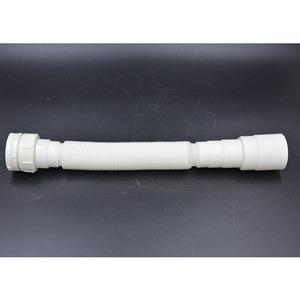 Prix d'usine Accessoires de salle de bain Meilleures ventes PVC Flexible Tuyau d'évacuation des déchets Tuyau d'évacuation