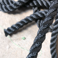 Corde d'amarrage torsadée en polyester 8 ou 12 brins, super résistante, durable et étanche, avec rotation à 360 degrés (Usine de Jiangsu)