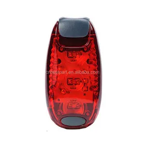 Lampu Pengaman LED Klip On Helm Strobo, Lampu Peringatan Keselamatan untuk Lari, Bersepeda, dan Jogging, Lampu Sepeda LED