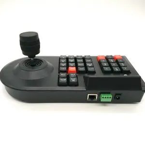 Papan Ketik Pengontrol Joystick PTZ 3D 3 Sumbu, RS232 PELCO-D/P untuk Keamanan Analog CCTV Speed Dome Kamera PTZ