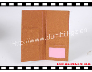 Hot Sale PU Bifold Check <strong>Book</strong> Cover Travel Passport <strong>Wallet</strong> - Product Image 4