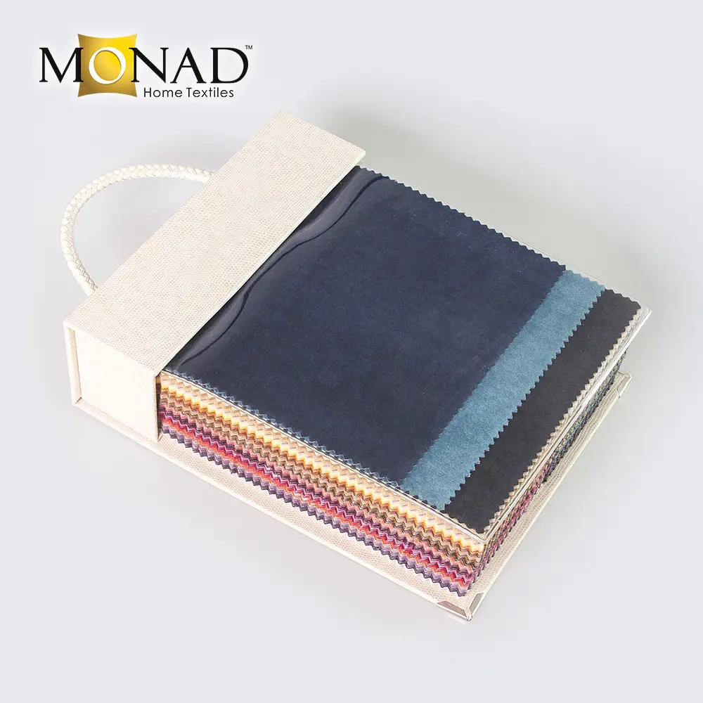 Handmade wholesale sample book home textile fabric